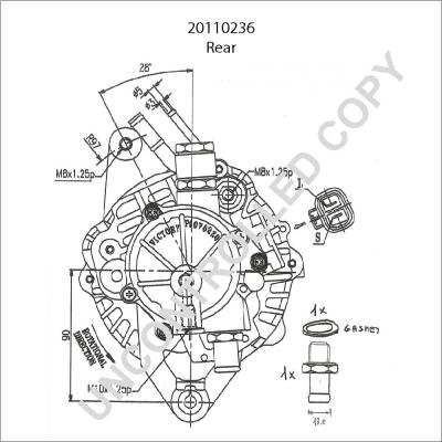 Prestolite Electric 20110236 - Ģenerators www.autospares.lv