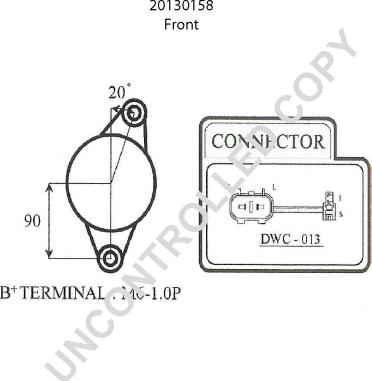 Prestolite Electric 20130158 - Ģenerators www.autospares.lv