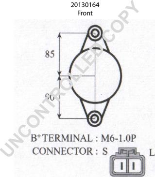 Prestolite Electric 20130164 - Генератор www.autospares.lv