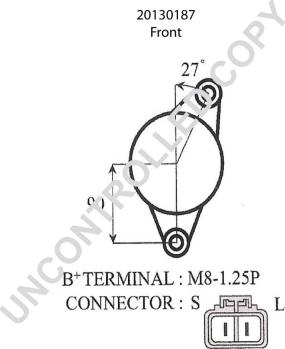 Prestolite Electric 20130187 - Ģenerators www.autospares.lv