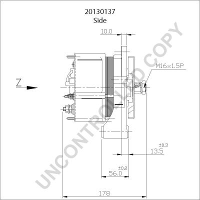 Prestolite Electric 20130137 - Генератор www.autospares.lv