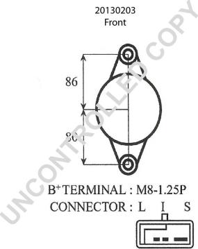 Prestolite Electric 20130203 - Ģenerators www.autospares.lv