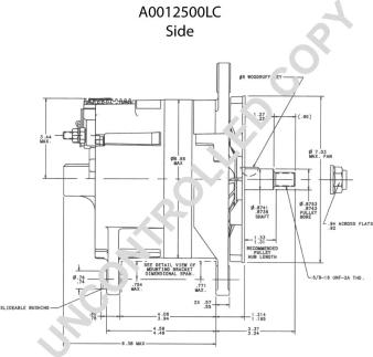 Prestolite Electric A0012500LC - Ģenerators autospares.lv