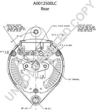 Prestolite Electric A0012500LC - Ģenerators autospares.lv