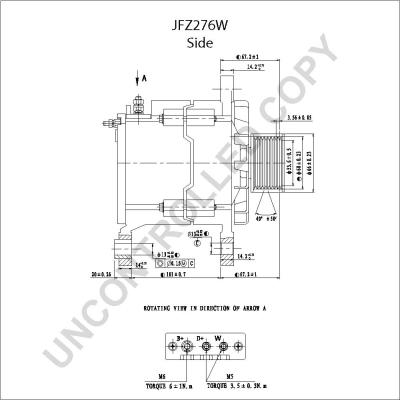 Prestolite Electric JFZ276W - Ģenerators www.autospares.lv