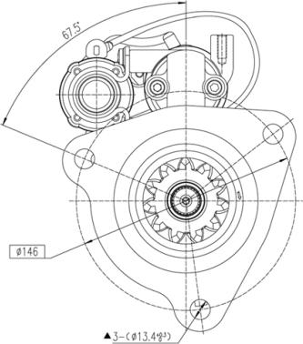 Prestolite Electric M90R3547SE - Стартер www.autospares.lv