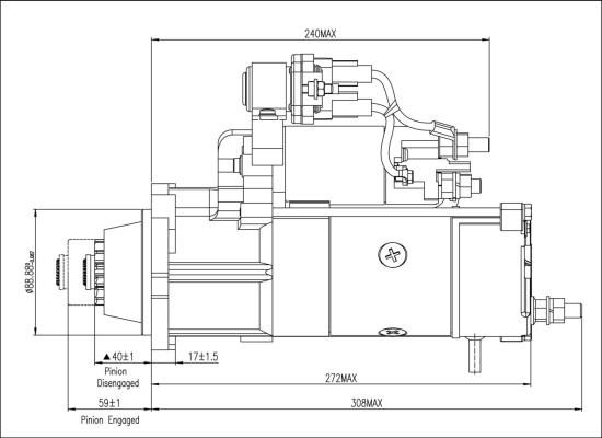 Prestolite Electric M90R3539SE - Starteris www.autospares.lv