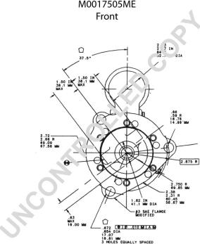 Prestolite Electric M0017505ME - Starteris www.autospares.lv