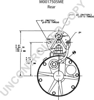 Prestolite Electric M0017505ME - Starteris www.autospares.lv