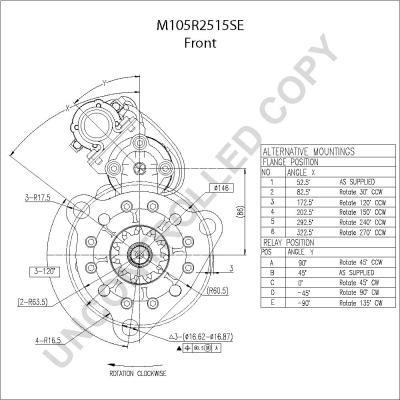 Prestolite Electric M105R2515SE - Starteris www.autospares.lv