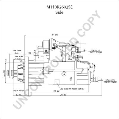 Prestolite Electric M110R2602SE - Starteris www.autospares.lv