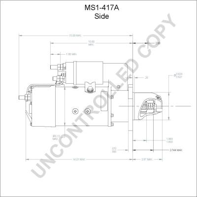 Prestolite Electric MS1-417A - Starteris www.autospares.lv