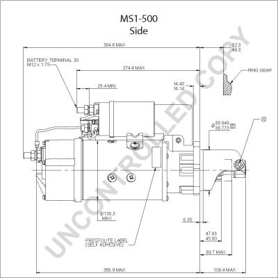 Prestolite Electric MS1-500 - Starteris autospares.lv