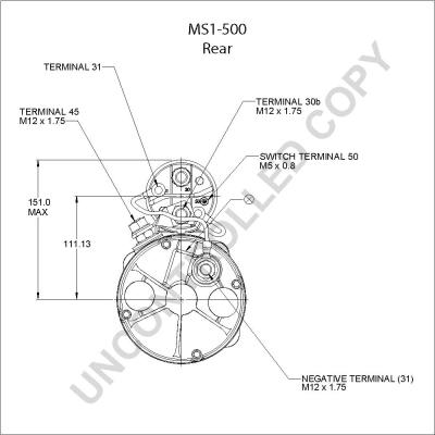 Prestolite Electric MS1-500 - Starteris autospares.lv