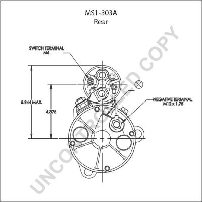 Prestolite Electric MS1-303A - Starteris www.autospares.lv