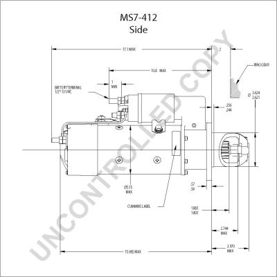 Prestolite Electric MS7-412A - Starteris autospares.lv