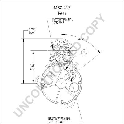 Prestolite Electric MS7-412A - Starteris autospares.lv