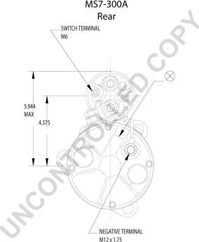 Prestolite Electric MS7-300A - Starteris autospares.lv