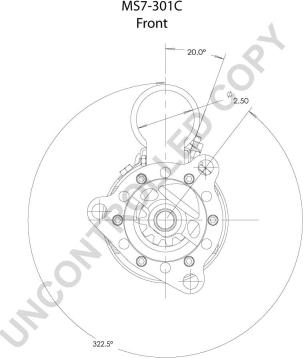 Prestolite Electric MS7-301A - Starteris www.autospares.lv