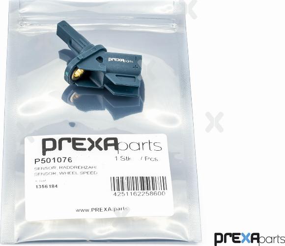 PREXAparts P501076 - Devējs, Riteņu griešanās ātrums www.autospares.lv