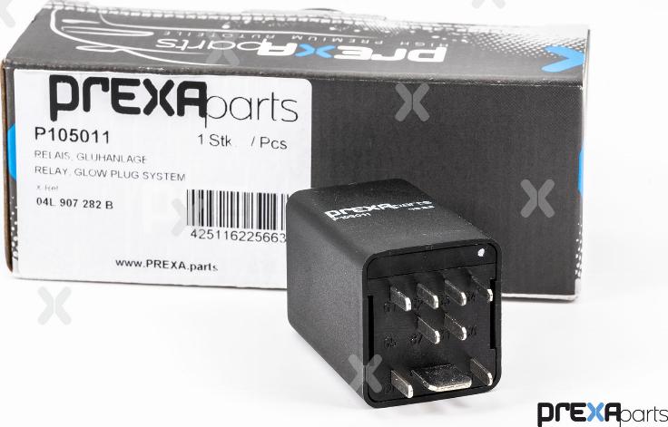 PREXAparts P105011 - Реле, система накаливания www.autospares.lv