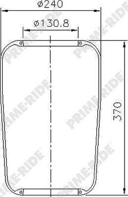 Prime-Ride 9051 - Pneimoatsperes spilvens, Pneimopiekare www.autospares.lv