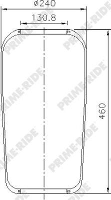 Prime-Ride 9015 - Pneimoatsperes spilvens, Pneimopiekare www.autospares.lv