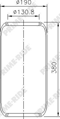 Prime-Ride 8053 - Pneimoatsperes spilvens, Pneimopiekare www.autospares.lv