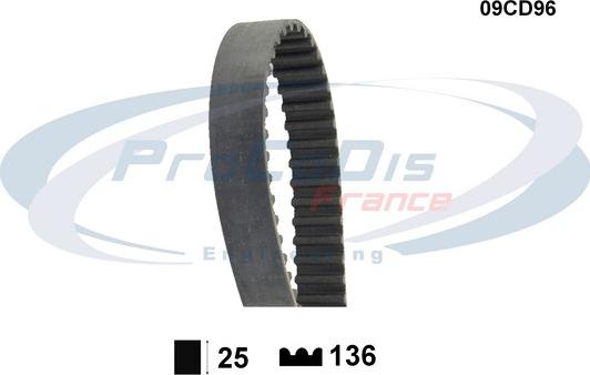 Procodis France 09CD96 - Timing Belt www.autospares.lv