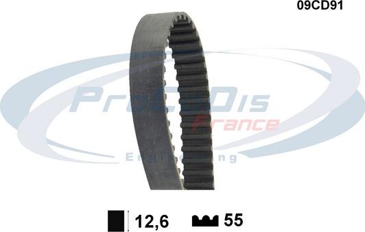 Procodis France 09CD91 - Timing Belt www.autospares.lv