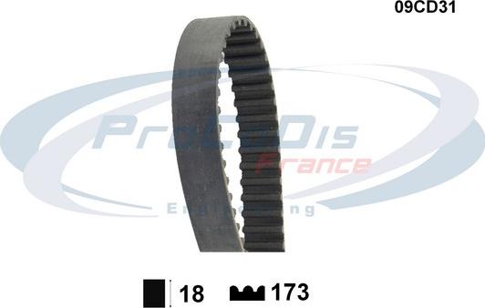 Procodis France 09CD31 - Timing Belt www.autospares.lv