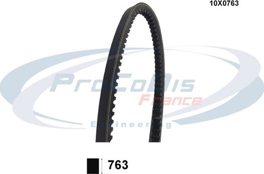 Procodis France 10X0763 - Клиновой ремень, поперечные рёбра www.autospares.lv