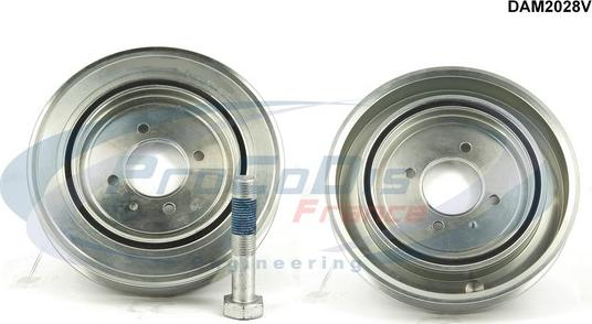 Procodis France DAM2028V - Шкив коленчатого вала www.autospares.lv