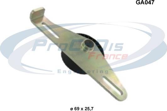 Procodis France GA047 - Натяжитель, поликлиновый ремень www.autospares.lv