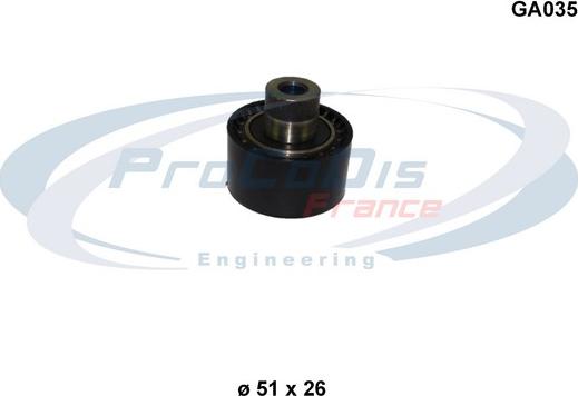 Procodis France GA035 - Натяжитель, поликлиновый ремень www.autospares.lv