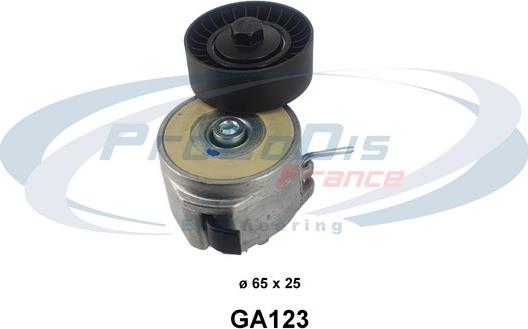 Procodis France GA123 - Belt Tensioner, v-ribbed belt www.autospares.lv