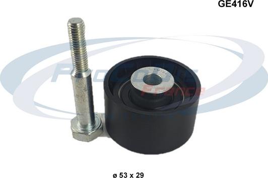 Procodis France GE416V - Deflection / Guide Pulley, timing belt www.autospares.lv