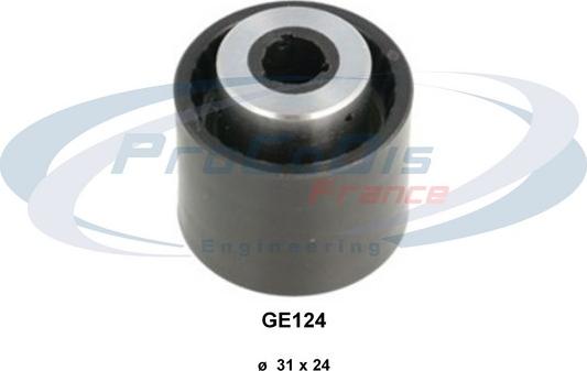 Procodis France GE124 - Направляющий ролик, зубчатый ремень ГРМ www.autospares.lv