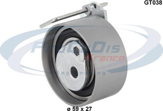 Procodis France GT038 - Tensioner Pulley, timing belt www.autospares.lv