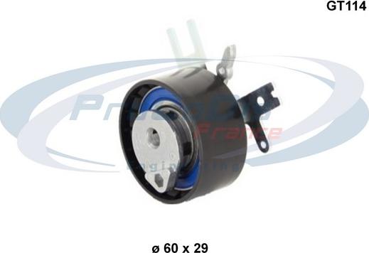 Procodis France GT114 - Tensioner Pulley, timing belt www.autospares.lv