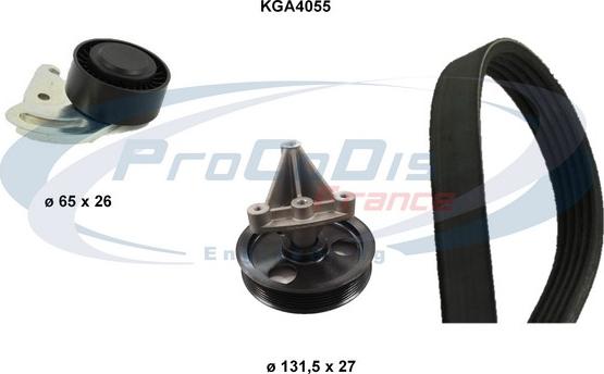 Procodis France KGA4055 - Поликлиновый ременный комплект www.autospares.lv