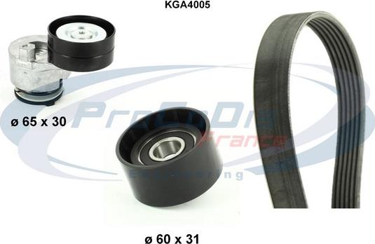 Procodis France KGA4005 - V-Ribbed Belt Set www.autospares.lv