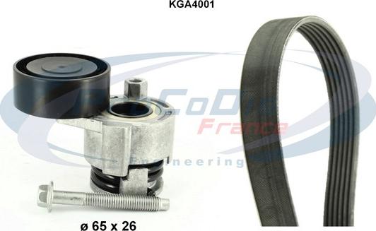 Procodis France KGA4001 - Поликлиновый ременный комплект www.autospares.lv