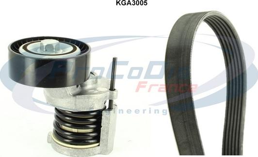 Procodis France KGA3005 - V-Ribbed Belt Set www.autospares.lv