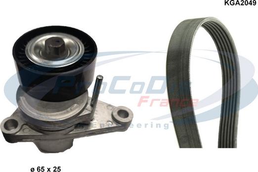 Procodis France KGA2049 - Поликлиновый ременный комплект www.autospares.lv