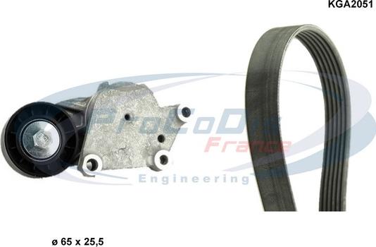 Procodis France KGA2051 - Поликлиновый ременный комплект www.autospares.lv