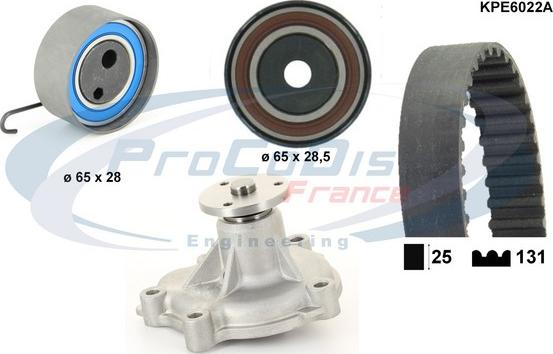 Procodis France KPE6022A - Water Pump & Timing Belt Set www.autospares.lv