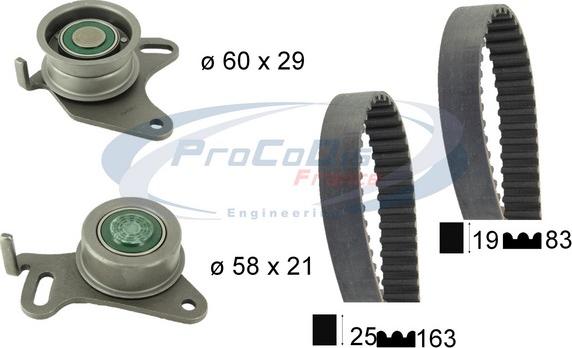 Procodis France KTD9300 - Timing Belt Set www.autospares.lv