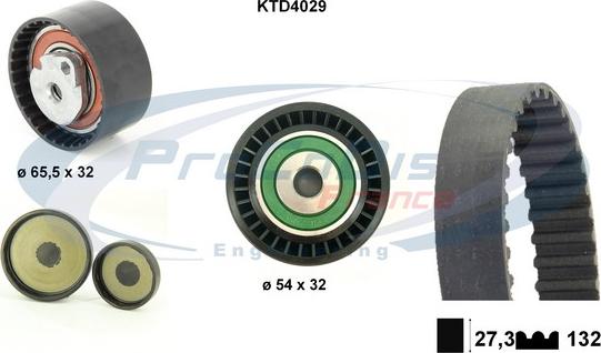 Procodis France KTD4029 - Zobsiksnas komplekts autospares.lv