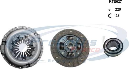 Procodis France KTE627 - Комплект сцепления www.autospares.lv